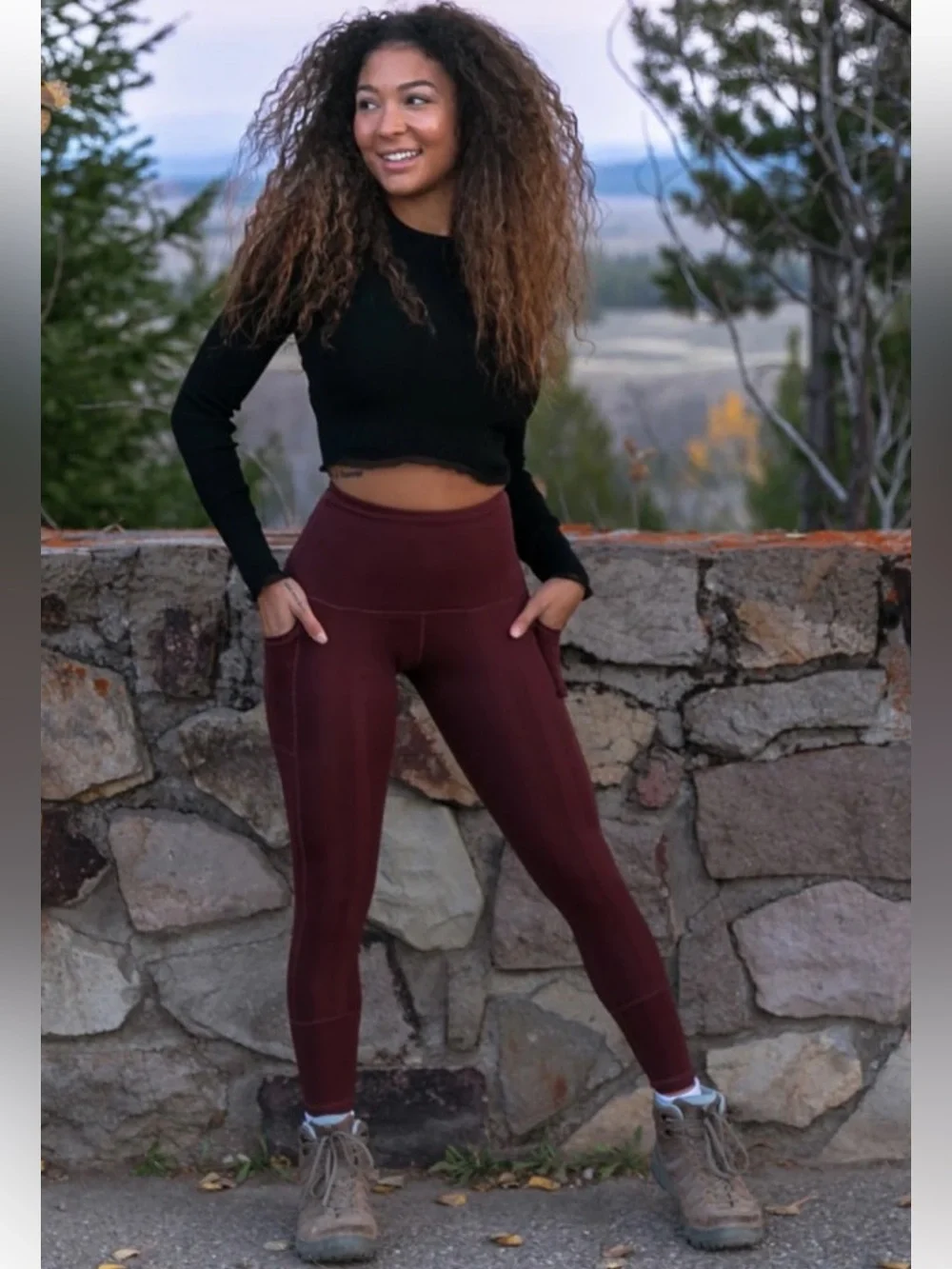 Sweetflexx Resistance Leggings With Pockets Size 2 Fitness Athletic.    23